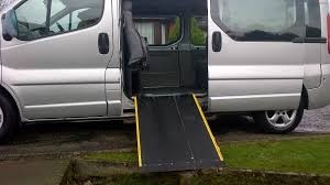 Taxi wheelchair ramp